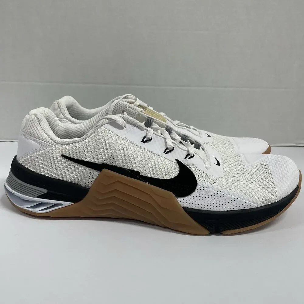 Nike Metcon 7 White Particle Grey Gum CZ8281 101 Size 15 Weight Lifting Crossfit